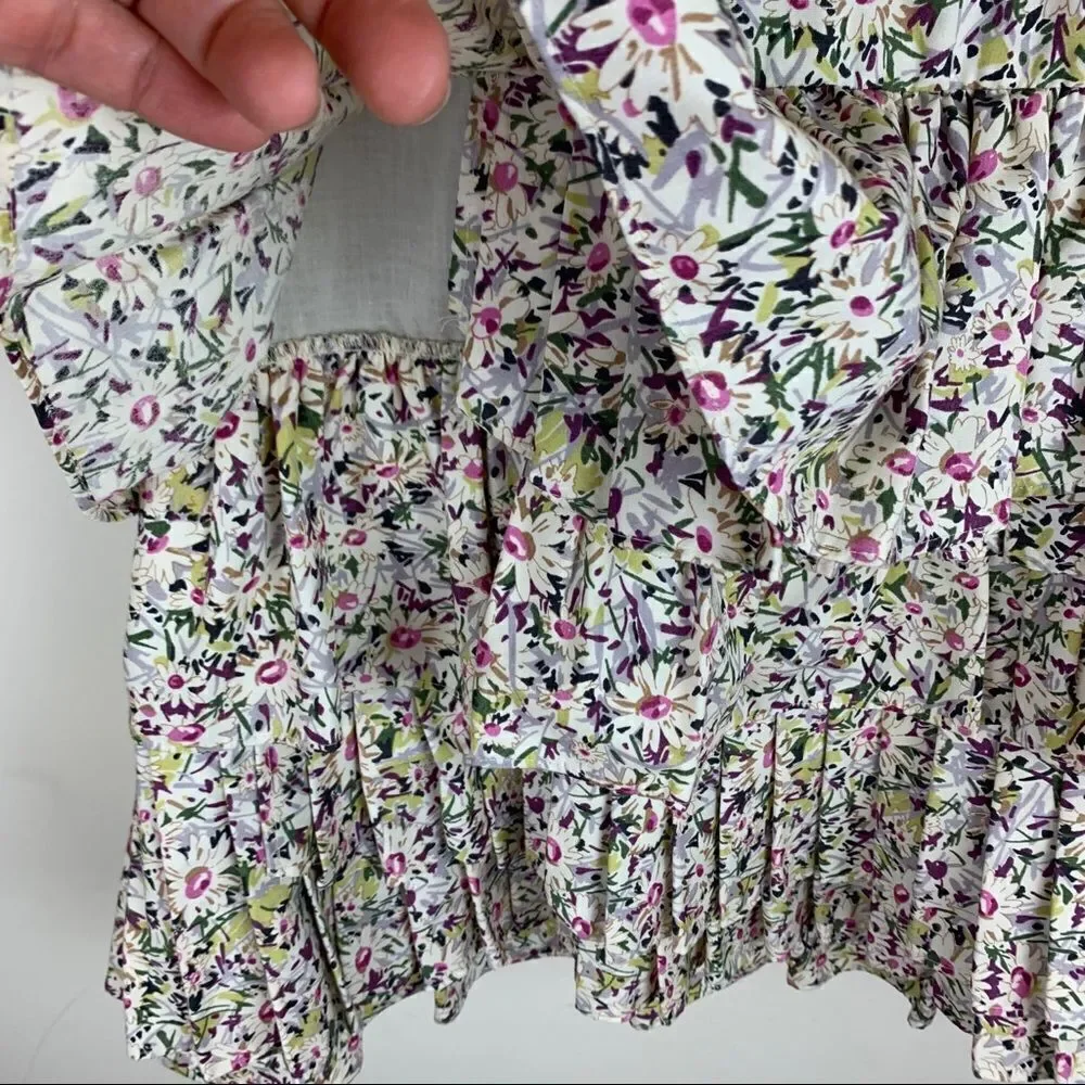 J.Crew Liberty of‎ London Daisy Day Dress Strapless
